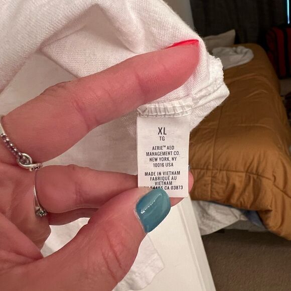 Aerie Long Sleeve Lounge Shirt XL - Picture 3 of 3